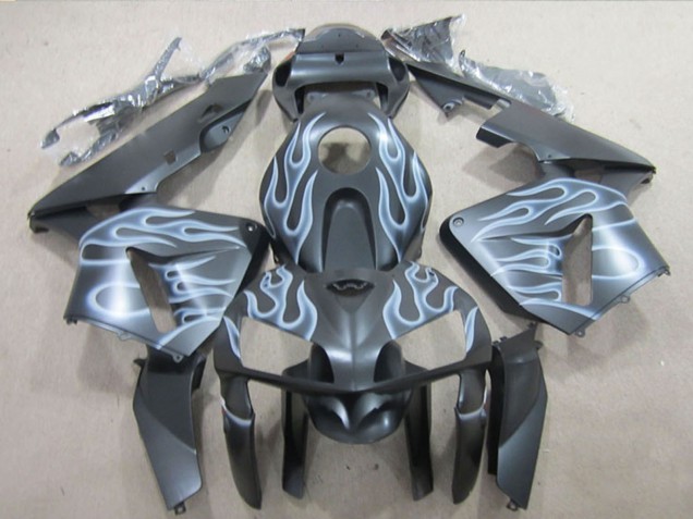 Compra Carenados Moto Honda CBR600RR 2005-2006 - Negro Mate Plata Llama