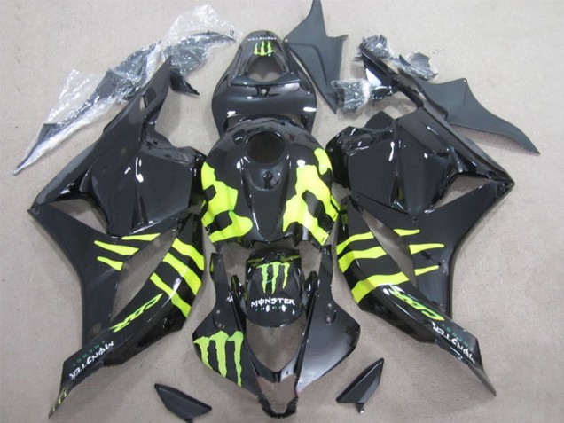 Compra Carenados Moto Honda CBR600RR 2009-2012 - Negro Brillante Amarillo Monstruo
