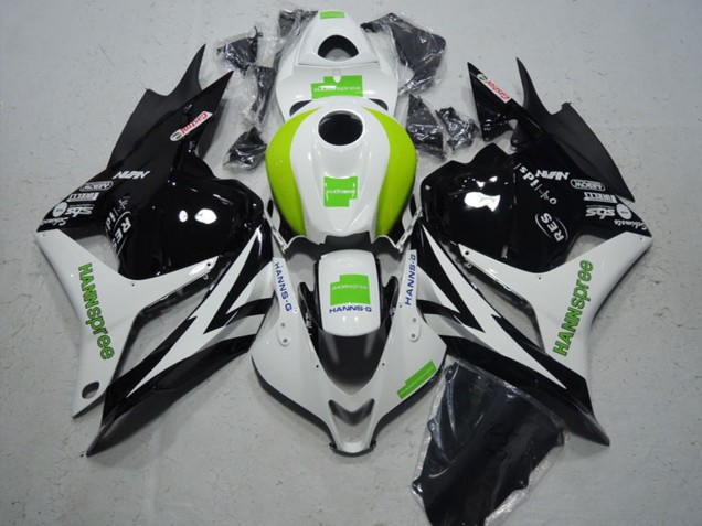 Compra Carenado Moto Honda CBR600RR 2009-2012 - Blanco Verde Negro Brillante Hannspree