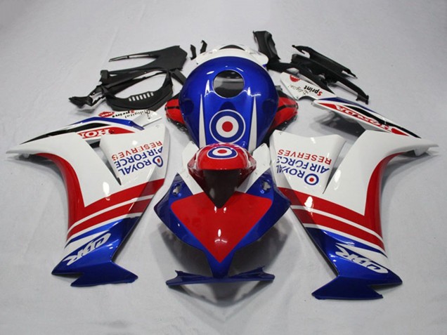 Compra Carenados Moto Honda CBR1000RR 2012-2016 - Blanco Rojo Azul Royal Air Force Reserves