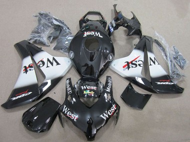 Compra Carenados Moto Honda CBR1000RR 2008-2011 - Negro Brillante Blanco West