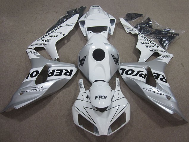 Compra Carenado Moto Honda CBR1000RR 2006-2007 - Blanco Plata Negro Repsol