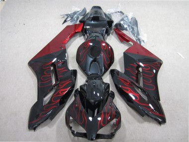 Compra Carenado Moto Honda CBR1000RR 2004-2005 - Negro Brillante Rojo Llama