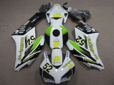Compra Carenados Moto Honda CBR1000RR 2004-2005 - Blanco Amarillo Verde Negro Brillante Hannspree 52