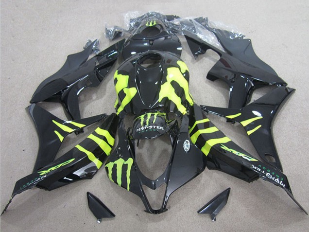 Compra Carenados Moto Honda CBR1000RR 2004-2005 - Negro Brillante Amarillo Monstruo