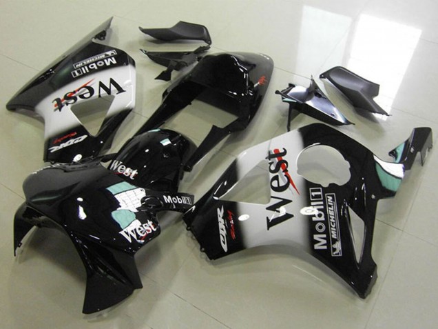 Compra Carenados Moto Honda CBR900RR 954 2002-2003 - Negro Brillante Blanco West