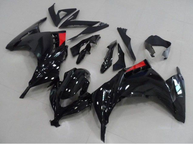 Compra Carenados Moto Kawasaki ZX300R 2013-2018 - Negro Brillante Rojo