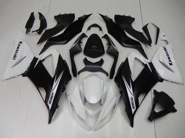 Compra Kits Carenados Moto Kawasaki ZX6R 2013-2018 - Blanco Negro Mate