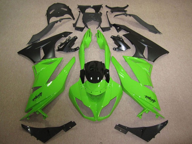 Compra Carenados Moto Kawasaki ZX6R 2009-2012 - Verde Negro Brillante Negro Mate