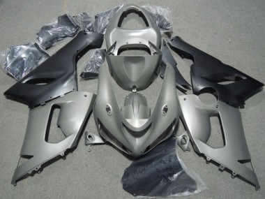 Compra Carenados Moto Kawasaki ZX6R 2005-2006 - Gris Negro Mate
