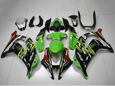 Compra Carenados Moto Kawasaki ZX10R 2016-2020 - Verde Amarillo Rojo Blanco Negro Monstruo