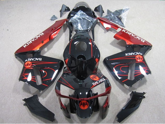 Compra Carenados Moto Kawasaki ZX10R 2004-2005 - Negro Rojo Racardi