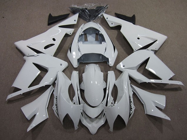 Compra Carenados Moto Kawasaki ZX10R 2004-2005 - Blanco Negro Calcomanía