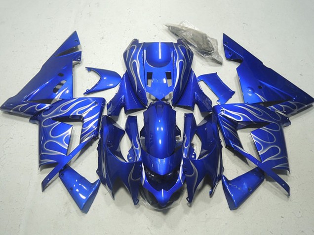 Compra Carenados Moto Kawasaki ZX10R 2004-2005 - Azul Blanco Llama