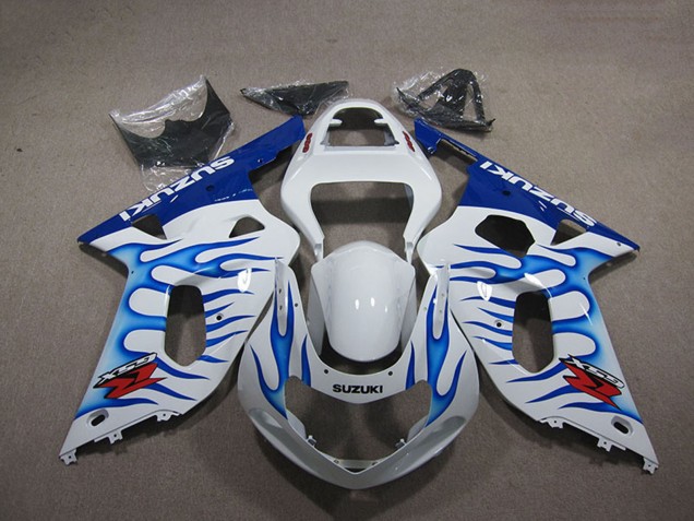 Compra Carenados Moto Suzuki GSXR 750 2001-2003 - Blanco Azul Llama