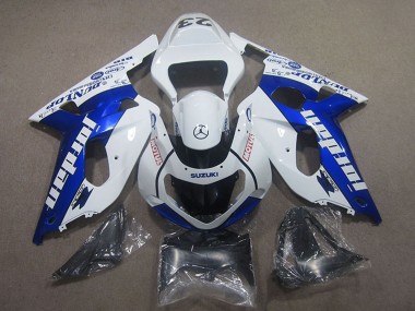 Compra Carenados Moto Suzuki GSXR 750 2001-2003 - Blanco Azul Motul Jordan
