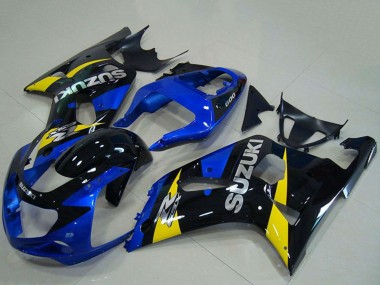 Compra Carenados Moto Suzuki GSXR 750 2001-2003 - Azul Amarillo Negro Brillante