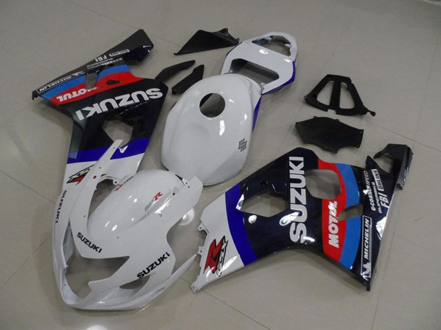 Compra Carenados Moto Suzuki GSXR 750 2004-2005 - Blanco Azul Rojo Negro Motul