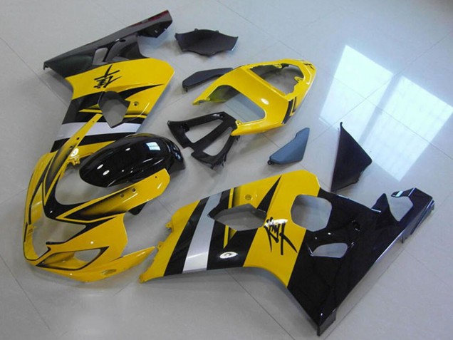 Compra Carenados Moto ABS Suzuki GSXR 750 2004-2005 - Amarillo Plata Negro