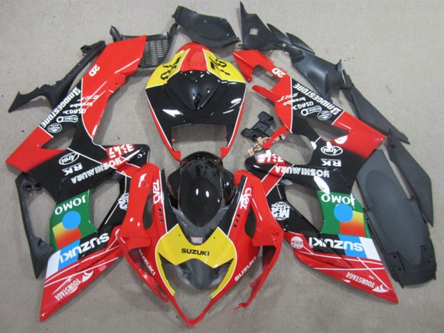 Compra Carenados Moto Suzuki GSXR 1000 2005-2006 - Negro Rojo Amarillo Azul JOMO