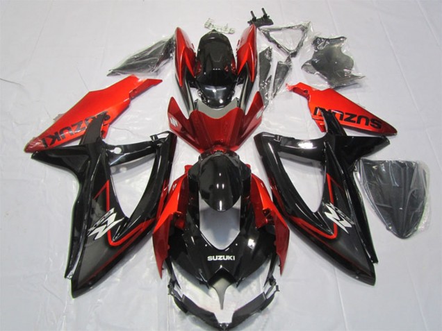 Compra Carenado Moto Suzuki GSXR 1000 2007-2008 - Negro Brillante Rojo