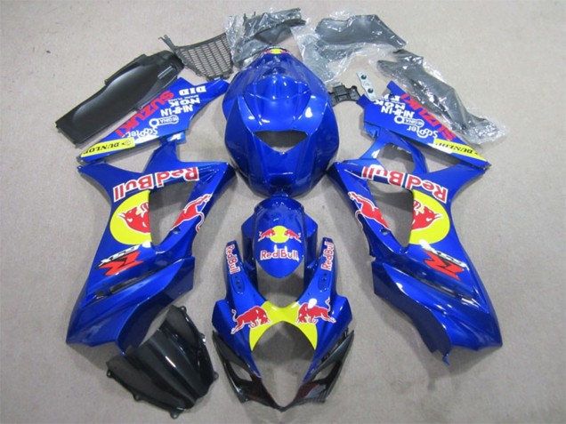 Compra Carenados Moto Suzuki GSXR 1000 2007-2008 - Azul Amarillo Negro Rojo Bull