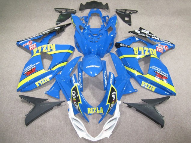 Compra Carenados Moto Suzuki GSXR 1000 2009-2016 - Azul Amarillo Rizla Q8 Oils