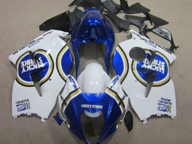 Compra Carenados Moto Suzuki GSXR 1300 Hayabusa 1996-2007 - Blanco Azul Motul Lucky Strike