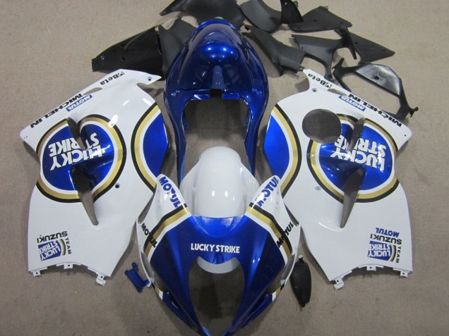 Compra Carenados Moto Suzuki GSXR 1300 Hayabusa 1996-2007 - Blanco Azul Motul Lucky Strike