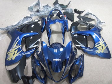Compra Carenados Moto Suzuki GSXR 1300 Hayabusa 2008-2020 - Azul Blanco Oro Calcomanía
