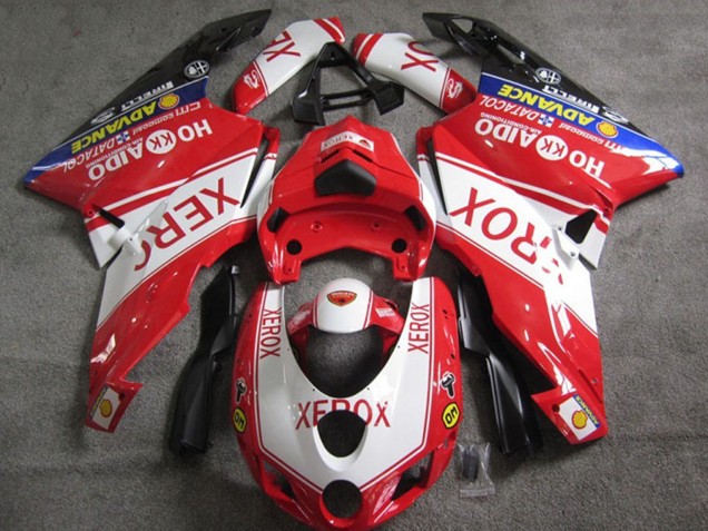 Compra Carenados Moto Ducati 749 2005-2006 - Blanco Rojo Azul Negro Brillante Xerox