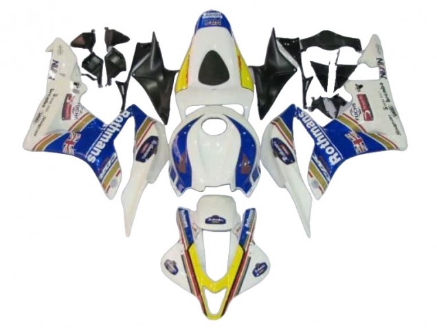 Compra Carenados Moto Honda CBR600RR 2007-2008 - Blanco Azul Amarillo Rothmans