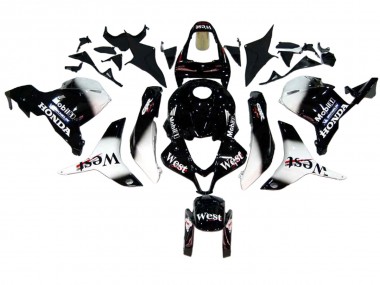 Compra Carenados Moto Honda CBR600RR 2009-2012 - Negro Brillante Blanco West