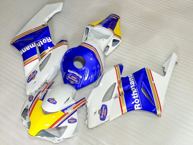 Compra Carenados Moto Honda CBR1000RR 2004-2005 - Blanco Azul Amarillo Rothmans