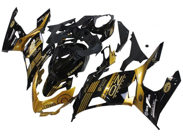 Compra Carenados Moto Kawasaki EX400 2018-2024 - Oro Negro Brillante
