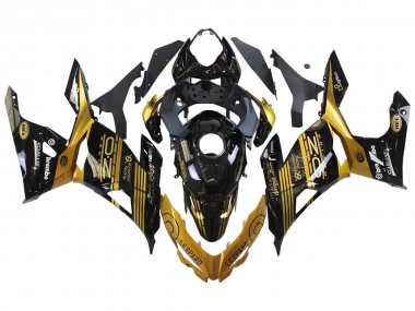 Compra Carenados Moto Kawasaki EX400 2018-2024 - Oro Negro Brillante