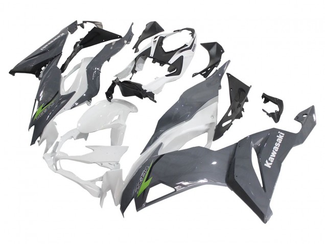 Compra Carenados Moto Kawasaki ZX6R 2019-2022 - Blanco Gris Verde