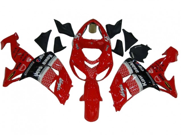 Compra Carenados Moto Kawasaki ZX10R 2006-2007 - Rojo Plata Gris Negro Elf 56