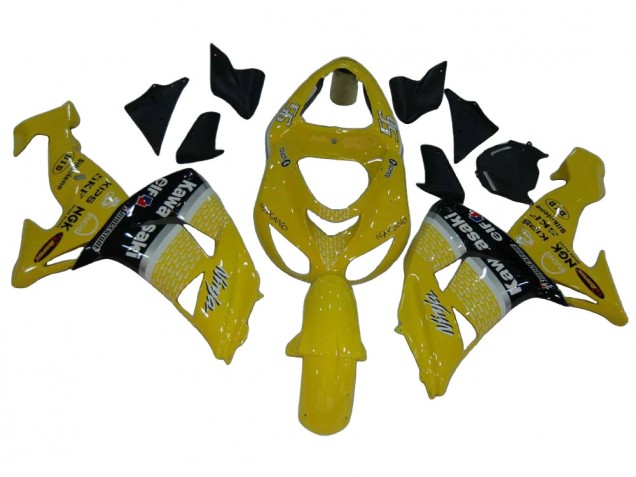 Compra Carenados Moto Kawasaki ZX10R 2006-2007 - Amarillo Plata Negro Elf