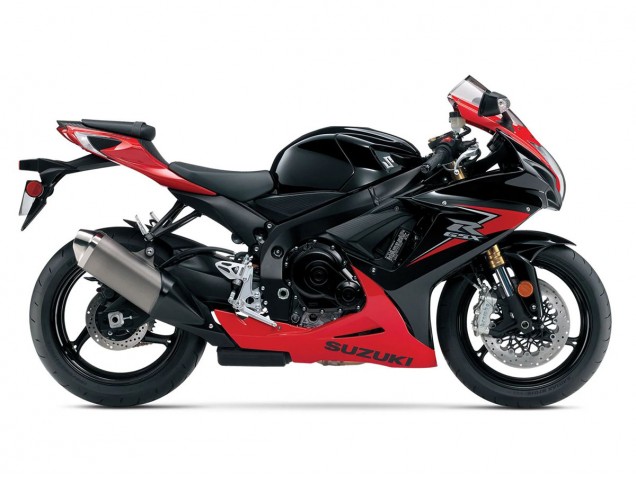 Compra Carenados Moto Suzuki GSXR 600/750 2011-2024 - Rojo Negro Brillante