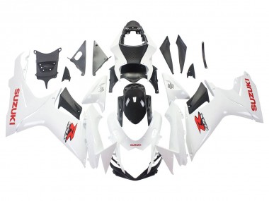 Compra Carenados Moto Suzuki GSXR 600/750 2011-2024 - Blanco Negro Brillante Rojo Calcomanía