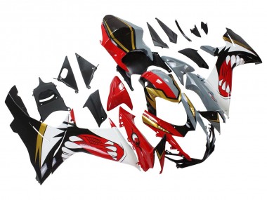 Compra Carenados Moto Suzuki GSXR 600/750 2011-2024 - Rojo Oro Gris Negro Blanco Tiburón