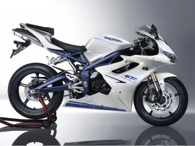 Compra Carenados Moto Triumph Daytona 675 2006-2008 - Blanco Azul