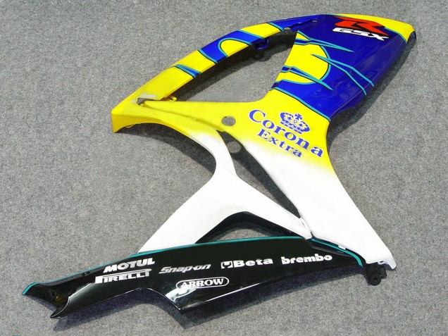 Compra Carenados Moto Suzuki GSXR 600/750 2006-2007 - Blanco Azul Amarillo Corona Alstare
