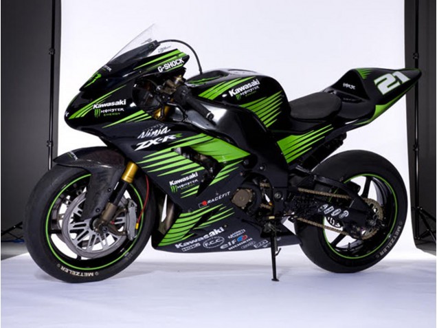 Compra Carenados Moto Kawasaki ZX10R 2006-2007 - Negro Brillante Verde Blanco