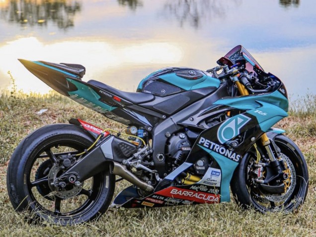 Compra Carenados Moto Yamaha YZF R6 2008-2016 - Verde Claro Blanco Negro Petronas