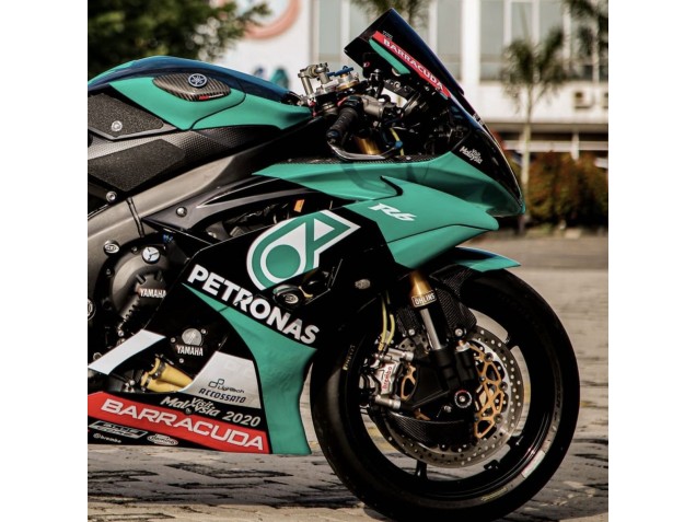 Compra Carenados Moto Yamaha YZF R6 2008-2016 - Verde Claro Blanco Negro Petronas