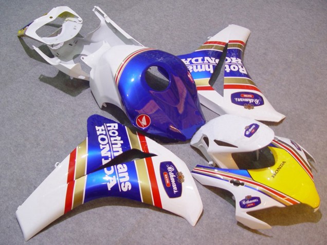 Compra Carenados Moto Honda CBR1000RR 2008-2011 - Blanco Azul Amarillo Oro Rothmans