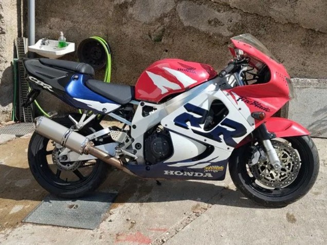 Compra Kits Carenado Moto Honda CBR900RR 919 1998-1999 - Blanco Rojo Azul