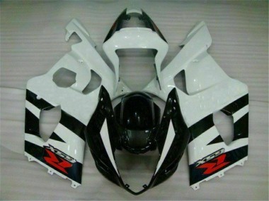 Moto Plástica Suzuki GSXR 1000 K3 03-04 - Blanco Negro